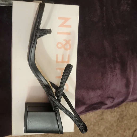 Open Toe multi strap slingback chunky - Picture 3 of 4